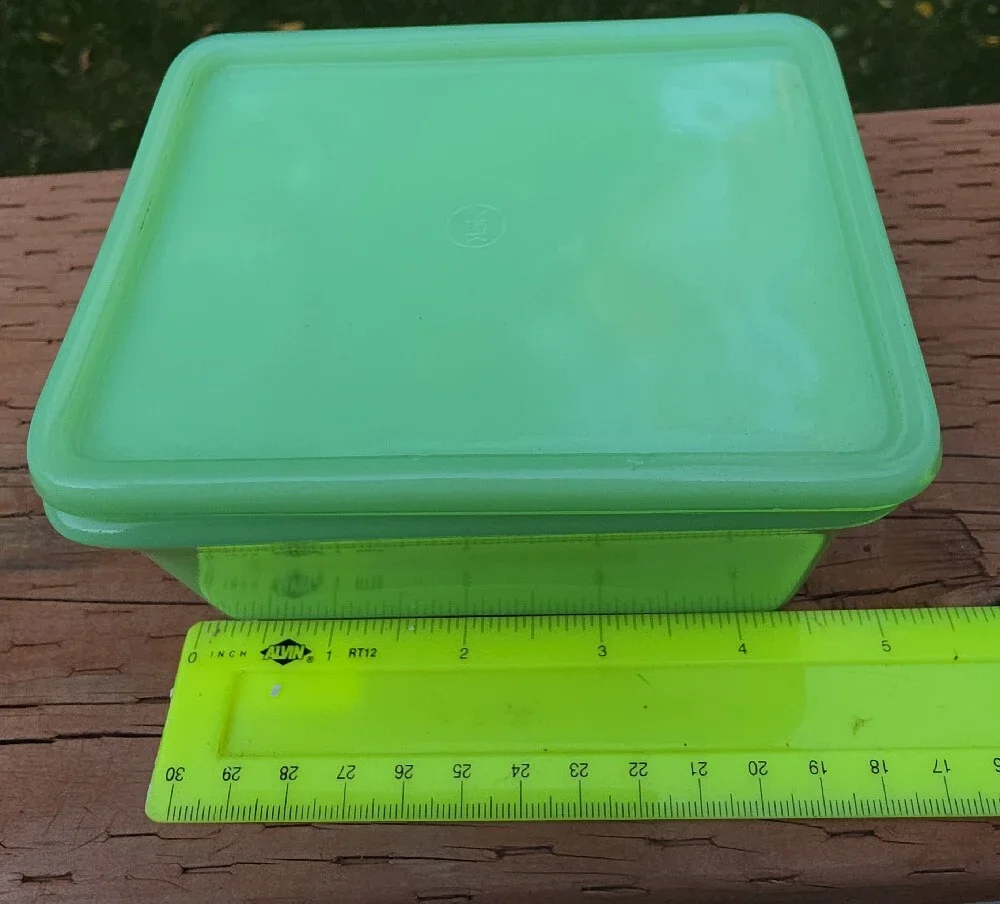 McKee Glass Company Jadite Small refrigerator dish